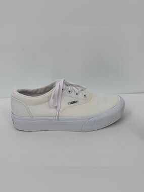 Vans Doheny platform canvas lace-up sneakers shoe women 8